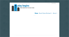 Desktop Screenshot of playbegins.com